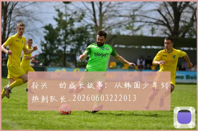 孙兴慜的成长故事:从韩国少年到热刺队长_20260603222013